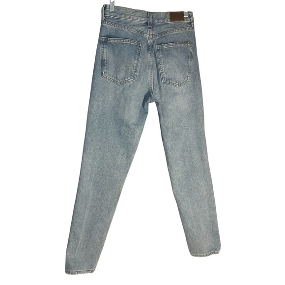 M.i .h Mimi Straight Leg High Waisted Denim Jeans Sz 25 - Picture 3 of 14